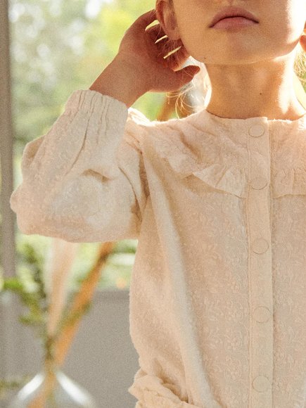 Παιδικό Πουκάμισο για Κορίτσια Creme Fairytale