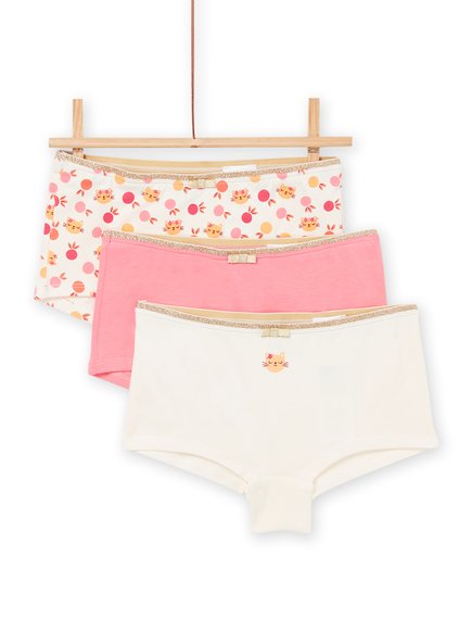 Σετ Παιδικά Εσώρουχα για Κορίτσια Πολύχρωμα Cats 3 τμχ