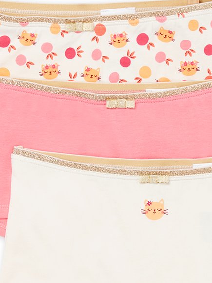 Σετ Παιδικά Εσώρουχα για Κορίτσια Πολύχρωμα Cats 3 τμχ