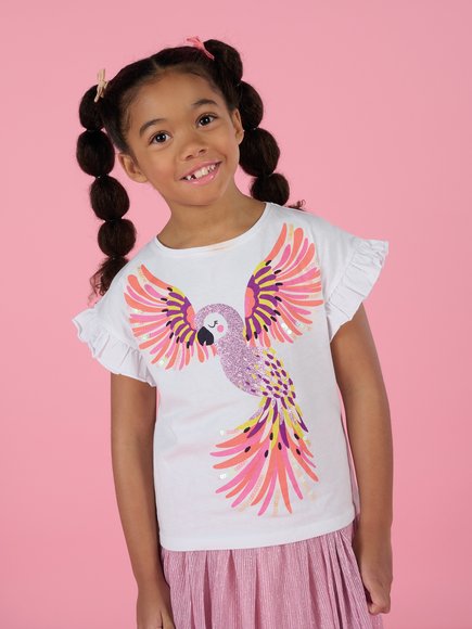 Παιδική Μπλούζα για Κορίτσια Amazing Parrot