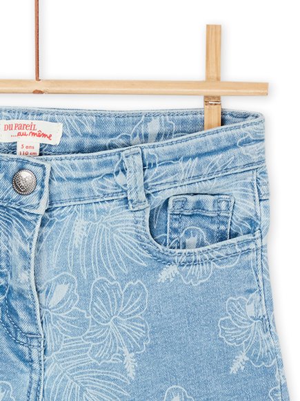 Παιδικό Σορτς για Κορίτσια Denim Exotic - ΜΠΕΖ φωτογραφία