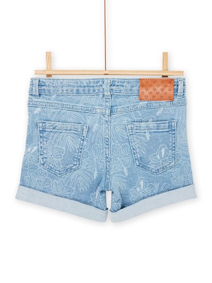 Παιδικό Σορτς για Κορίτσια Denim Exotic - ΜΠΕΖ φωτογραφία