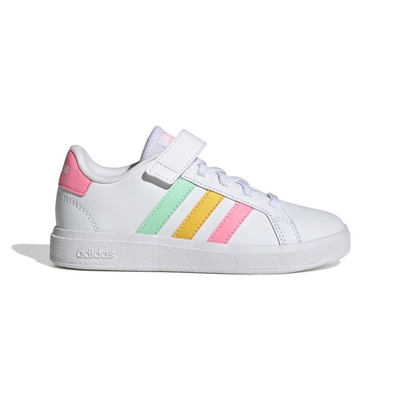 ΠΑΙΔΙΚΑ ΠΟΛΥΧΡΩΜΑ ΠΑΠΟΥΤΣΙΑ ADIDAS COURT ΓΙΑ ΚΟΡΙΤΣΙΑ – ΠΟΛΥΧΡΩΜΟ