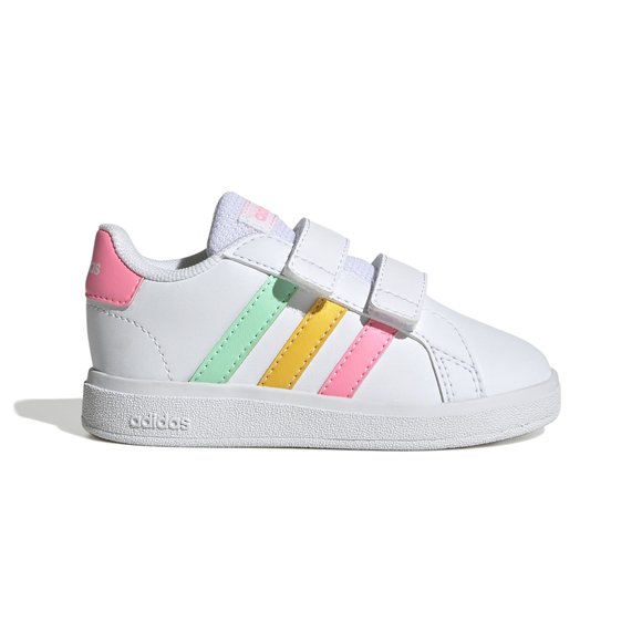 ΒΡΕΦΙΚΑ ΠΟΛΥΧΡΩΜΑ ΠΑΠΟΥΤΣΙΑ ADIDAS COURT ΓΙΑ ΚΟΡΙΤΣΙΑ – ΠΟΛΥΧΡΩΜΟ