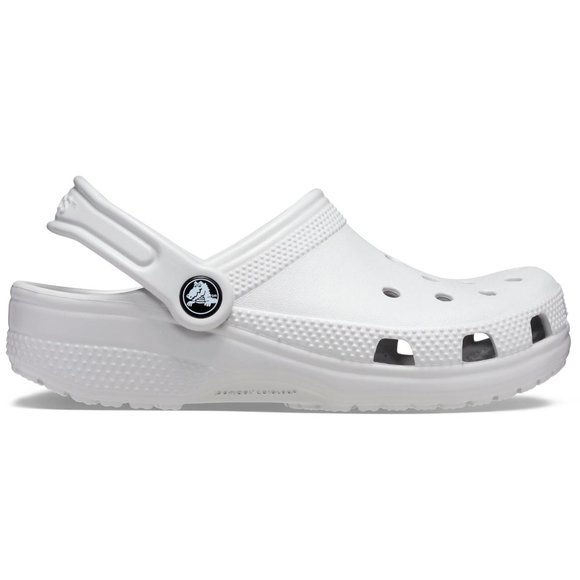 Crocs Crocband Παιδικά Σαμπό Λευκά - ΓΚΡΙ ΑΓΟΡΙ > Παπούτσια