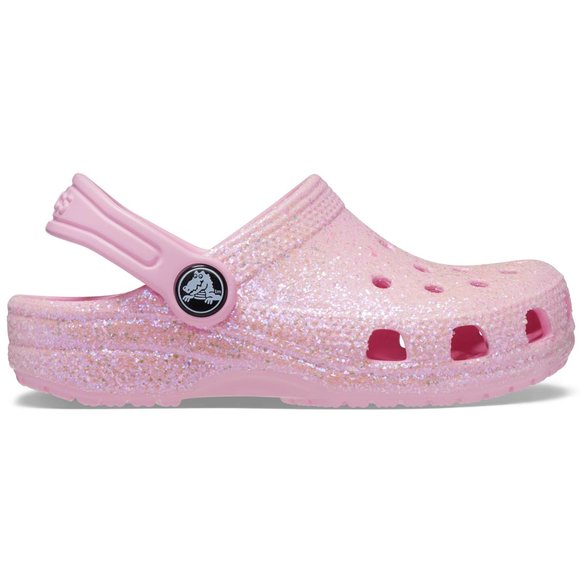 Crocs Crocband Παιδικά Σαμπό Ροζ Glitter – ΡΟΖ
