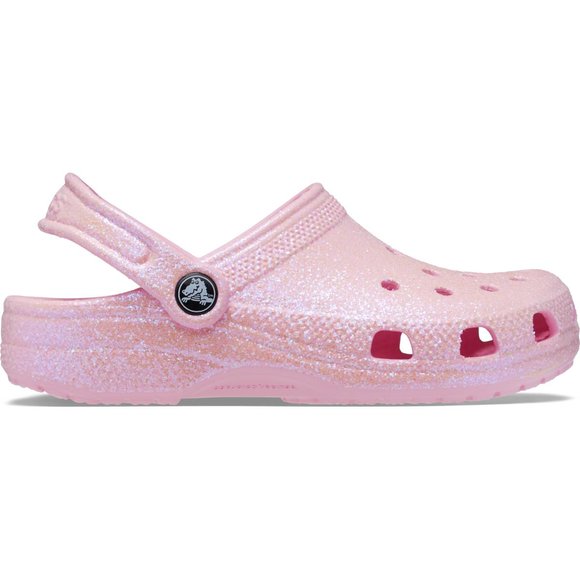 Crocs Crocband Παιδικά Σαμπό Ροζ Glitter