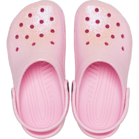 Crocs Crocband Παιδικά Σαμπό Ροζ Glitter