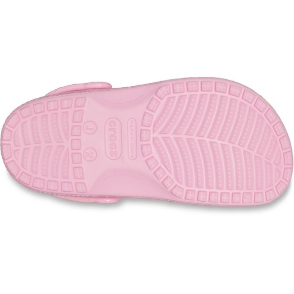 Crocs Crocband Παιδικά Σαμπό Ροζ Glitter