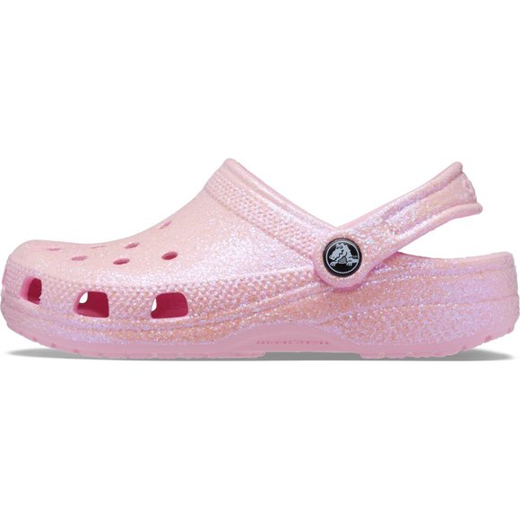 Crocs Crocband Παιδικά Σαμπό Ροζ Glitter