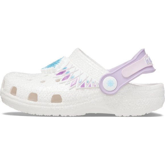 ΒΡΕΦΙΚΑ ΛΕΥΚΑ ΠΕΔΙΛΑ ΜΕ GLITTER  CROCS FROZEN
