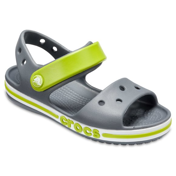 Crocs Crocband Παιδικά Σανδάλια Γκρι – ΓΚΡΙ