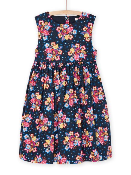 Παιδικό Φόρεμα για Κορίτσια Navy Pattern