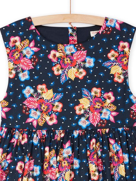 Παιδικό Φόρεμα για Κορίτσια Navy Pattern