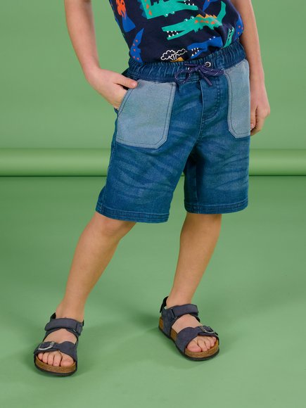 Παιδική Βερμούδα για Αγόρια Denim with a twist