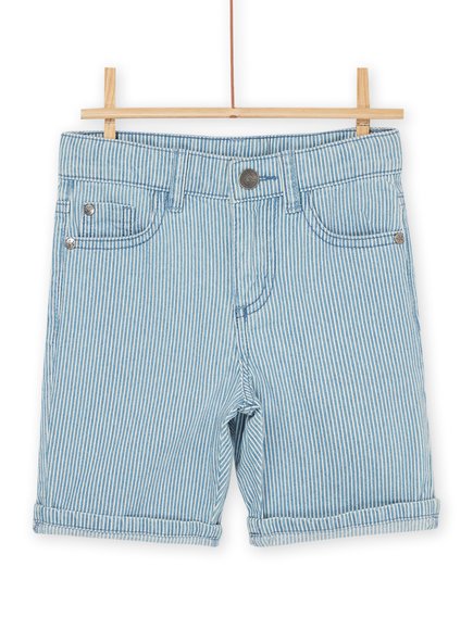 Παιδική Βερμούδα για Αγόρια Stripped Denim