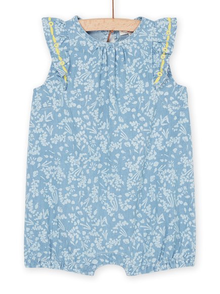 Βρεφικό Φορμάκι για Κορίτσια Denim Flowers