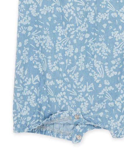 Βρεφικό Φορμάκι για Κορίτσια Denim Flowers