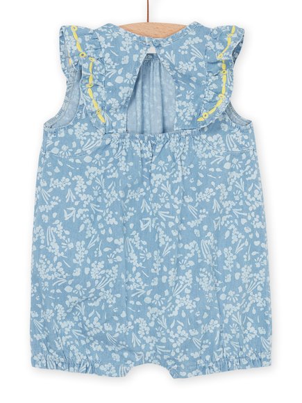 Βρεφικό Φορμάκι για Κορίτσια Denim Flowers