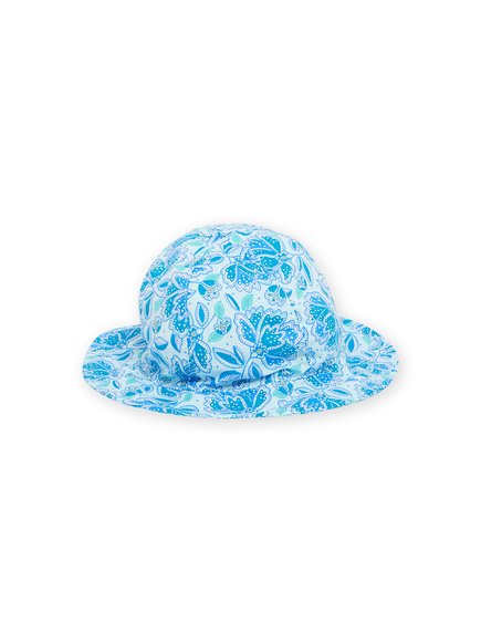Βρεφικό Καπέλο για Κορίτσια Blue Floral