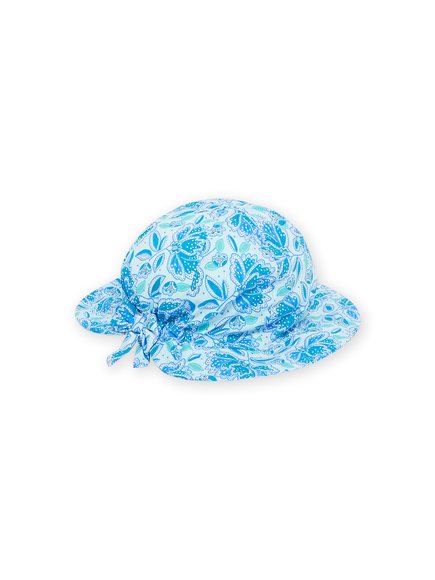 Βρεφικό Καπέλο για Κορίτσια Blue Floral