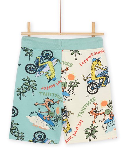 Παιδική Βερμούδα για Αγόρια Surfing Animals