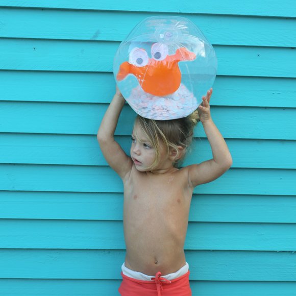 ΦΟΥΣΚΩΤΗ ΜΠΑΛΑ ΘΑΛΑΣΣΗΣ SUNNYLIF Sonny the Sea Creature Neon Orange – ΠΟΡΤΟΚΑΛΙ