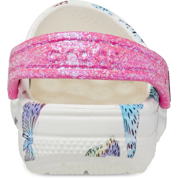 Crocs Crocband Παιδικά Παπούτσια Λευκά Butterfly