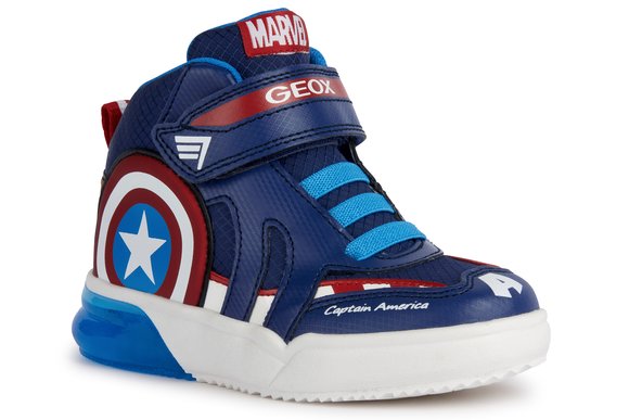 Παιδικά Μποτάκια για Αγόρια Geox X Marvel GrayJay