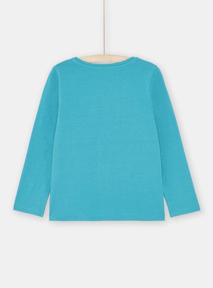 Παιδική Μακρυμάνικη Μπλουζα για Κορίτσια Turquoise Unixcorn