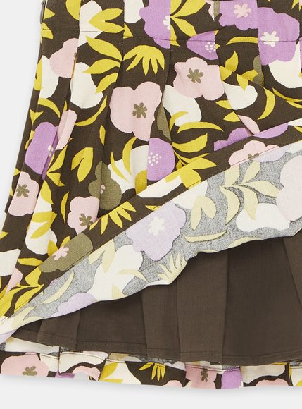 Παιδική Φούστα για Κορίτσια Καφέ Floral