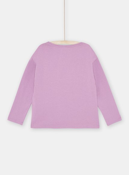Παιδική Μακρυμάνικη Μπλούζα για Κορίτσια Purple Zebra