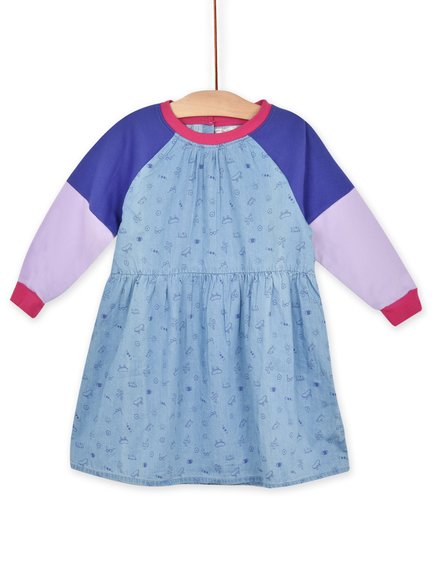 Παιδικό Μακρυμάνικο Φόρεμα για Κορίτσια Multicolour