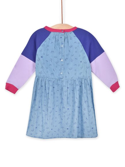 Παιδικό Μακρυμάνικο Φόρεμα για Κορίτσια Multicolour