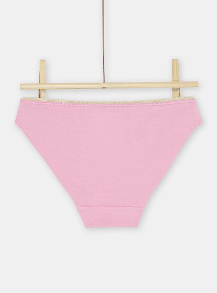 Σετ Παιδικά Εσώρουχα για Κορίτσια Ροζ Unicorn 3 τμχ