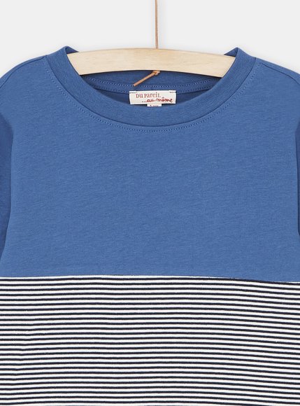 Παιδική Μακρυμάνικη Μπλούζα για Αγόρια Multicolour Stripes