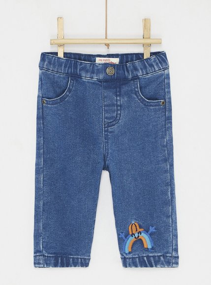 Βρεφικό Παντελόνι για Αγόρια Denim Blue Rainbow - ΜΠΛΕ