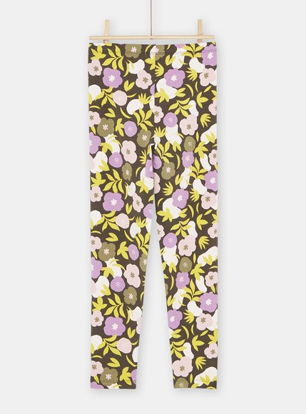 Παιδικό Κολάν για Κορίτσια Καφέ Floral