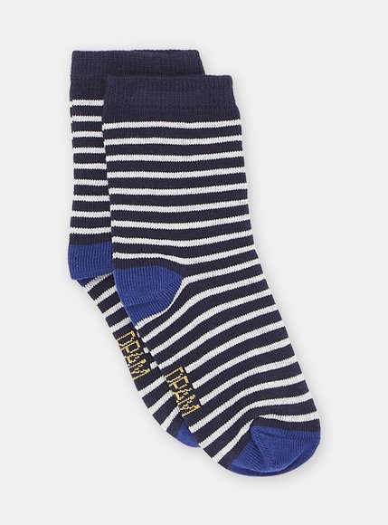 Σετ Βρεφικές Κάλτσες για Αγόρια Μπλε Stripes