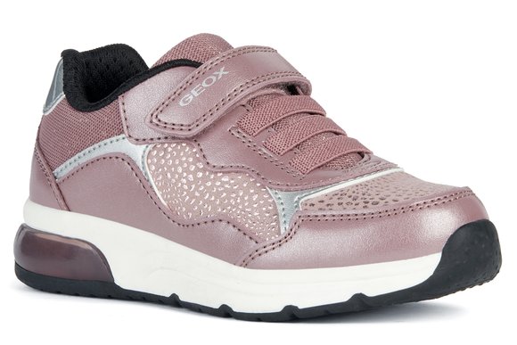 Παιδικά Sneakers για Κορίτσια Geox Spaceclub Girl Dark Pink/Silver