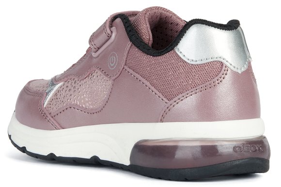 Παιδικά Sneakers για Κορίτσια Geox Spaceclub Girl Dark Pink/Silver