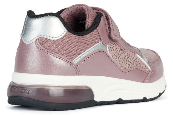 Παιδικά Sneakers για Κορίτσια Geox Spaceclub Girl Dark Pink/Silver