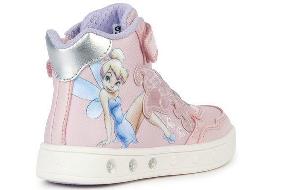 Παιδικά Μποτάκια για Κορίτσια Geox X Disney Tinkerbell Pink/Lillac