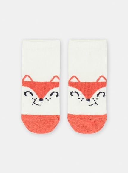 DPAM Βρεφικές Κάλτσες Unisex White Foxy - ΛΕΥΚΟ