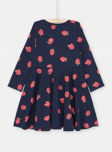Παιδικό Φόρεμα για Κορίτσια Μπλε Strawberry