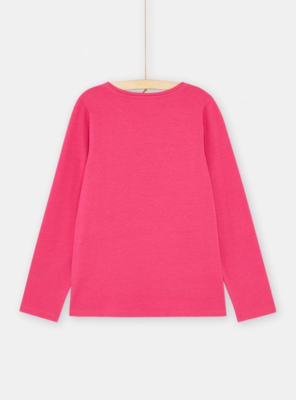 Παιδική Μακρυμάνικη Μπλούζα για Κορίτσια Pink Zebra