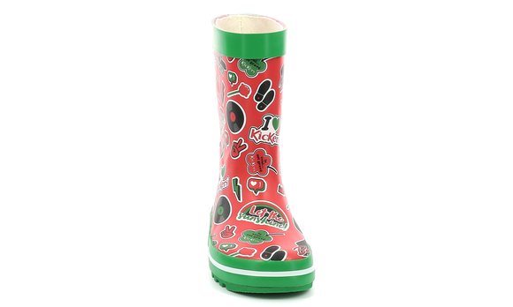 Παιδική Γαλότσα Unisex Kickers Red (Μεγέθη 24-32)