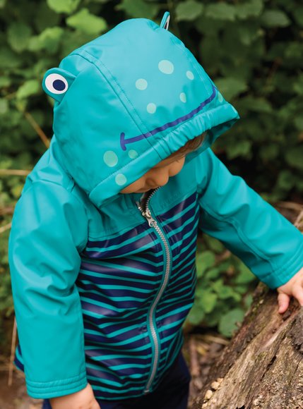 DPAM Βρεφικό Μπουφάν για Αγόρια Γαλάζιο Stripes - ΠΡΑΣΙΝΟ