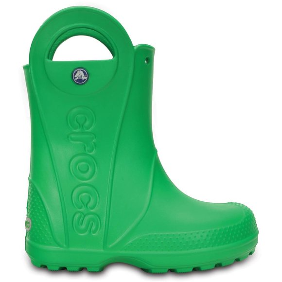 Παιδίκες Γαλότσες Crocs Handle It Rain Grass Green (Μεγέθη 23-34)