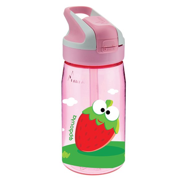 Παιδικό Παγούρι Laken Ροζ Strawberry 450 ml. - ΡΟΖ